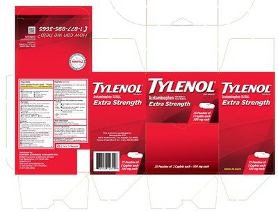 Label (Tylenol Es 25 Pouches)
